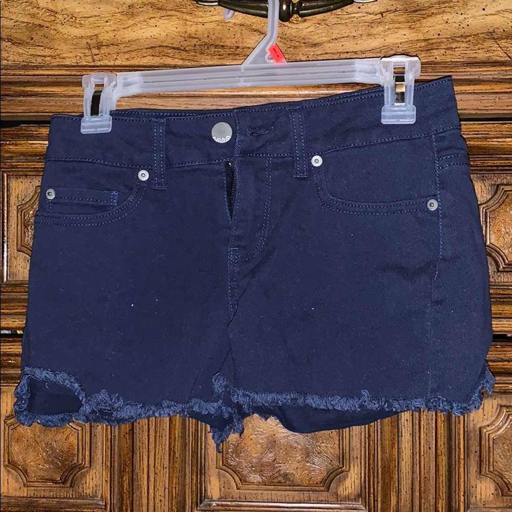 Blue shorts